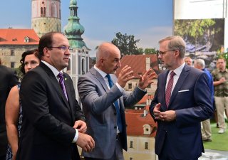 Marek Výborný, ministr zemědělství, Martin Kuba, hejtman, Petr Fiala, premiér, politik, Země živitelka 2023, mezinárodní agrosalon