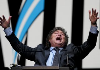 Argentinský ekonom a politik Javier Milei