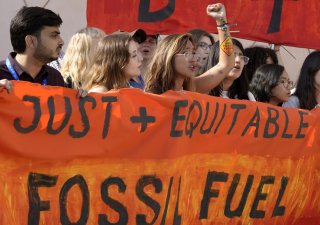 Klimatičtí aktivisté na summitu COP28