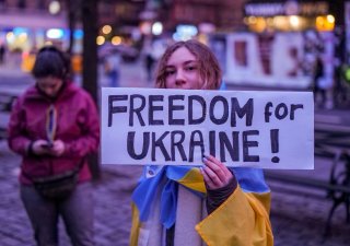 Protesty na ukončení války na Ukrajině