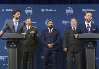 Tisková konference po mimořádném zasedání Bezpečnostní rady Slovenské republiky