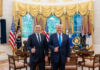 Karol Nawrocki a Donald Trump