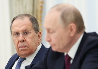 Sergej Lavrov a Vladimir Putin