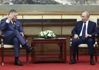 Slovenský premiér Robert Fico a ruský prezident Vladimir Putin