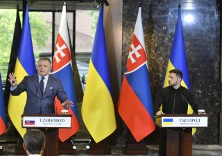 Robert Fico a Volodymyr Zelenskyj