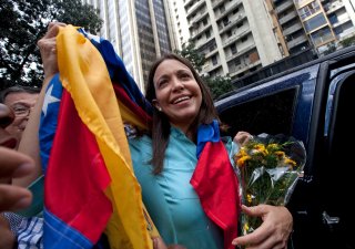 María Corina Machadová je laureátkou Nobelovy cen za mír v roce 2025.