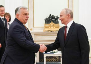 Maďarský premiér Viktor Orbán a ruský prezident Vladimir Putin