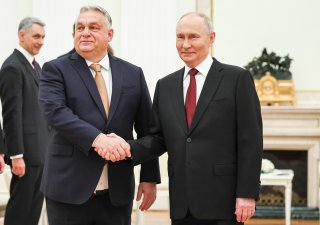 Viktor Orbán a Vladimir Putin