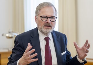 Premiér v demisi Petr Fiala (ODS)