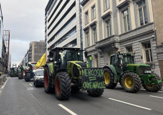 V Bruselu protestují tisíce zemědělců proti zemědělské politice EU
