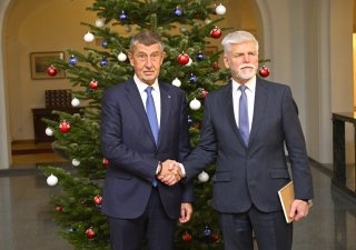Premiér Andrej Babiš (ANO) a prezident Petr Pavel