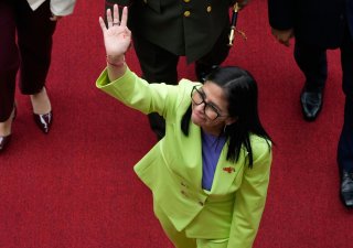 Prozatímní prezidentka Venezuely Delcy Rodríguezová