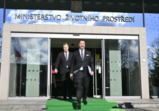Ministr Igor Červený a zmocněnec Filip Turek