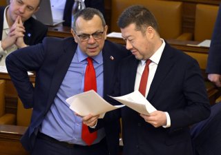 Tomio Okamura (SPD) a Jaroslav Foldyna (SPD)