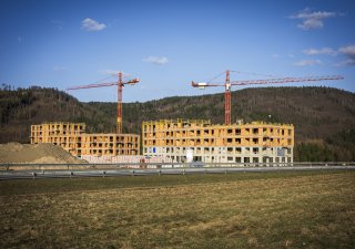 Výstavba první etapy bytových domů Nová Kunratická