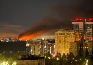 Ruské útoky v Kyjevě