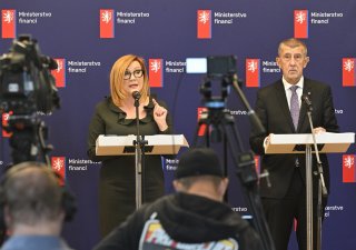 Alena Schillerová a Andrej Babiš