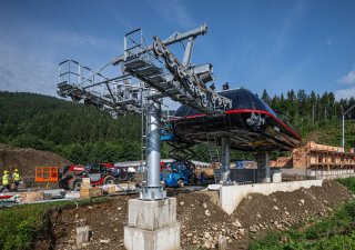 Ve Špindlerově Mlýně pokračuje propojení Sv.Petra a Medvědína, vzniká i lanovka