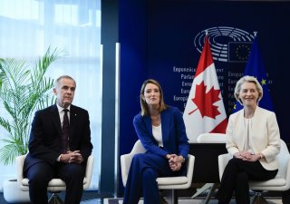 Ursula Von der Leyenová a Mark Carney