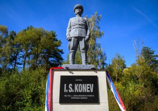 Socha Koněva na Slovensku