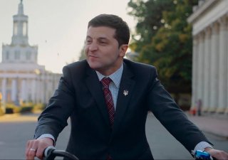 Volodymyr Zelenskij v seriálu Sluha národa