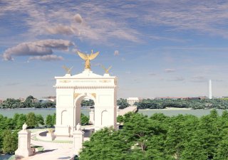 Projekt monumentálního „Arc de Trump“ postupuje dál.