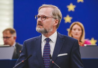 Premiér republiky Petr Fiala v Evropském parlamentu