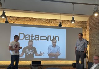 Datarun. Zleva Vladimír Piskáček a Michal Půr