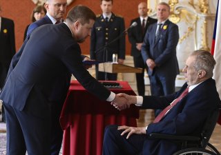 Preziden Miloš Zeman jmenuje Aleše Michla guvernérem České národní banky