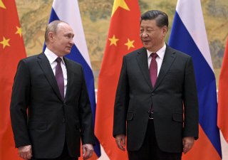 Vladimir Putin a  čínský prezident Xi Jinping
