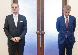Petr Fiala a Andrej Babiš