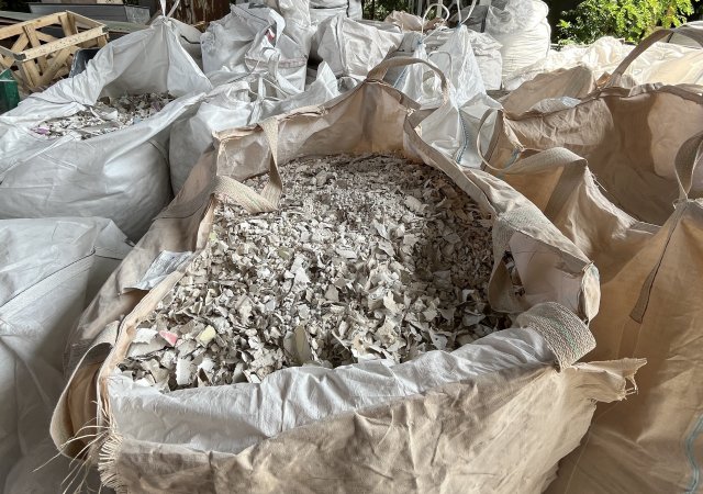 Recyklovaný stavební materiál pro další využití