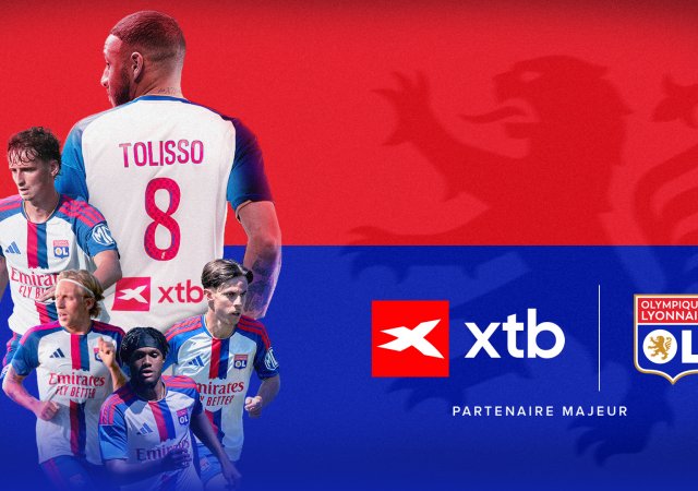 XTB se stává sponzorem fotbalistů z Lyonu