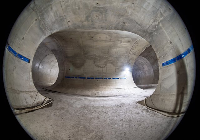 První kompletně vyraženou stanicí pražského metra D je Olbrachtova