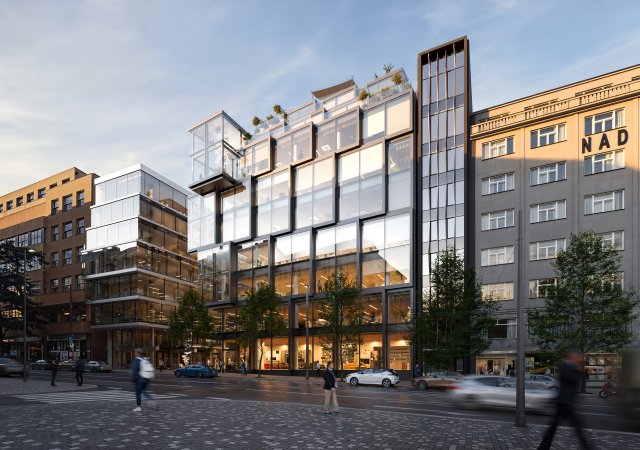 Tento objekt bude stát na místě Transgasu.