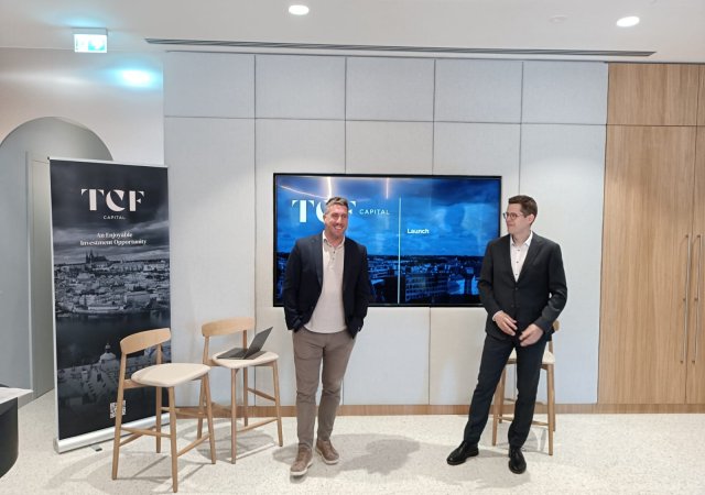 Tomáš Čupr (vlevo) spouští činnost své investiční skupiny TCF Capital