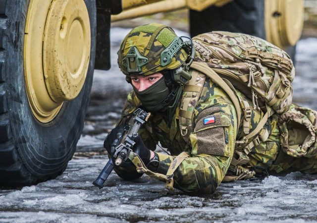 Výcvik vojáků české armády