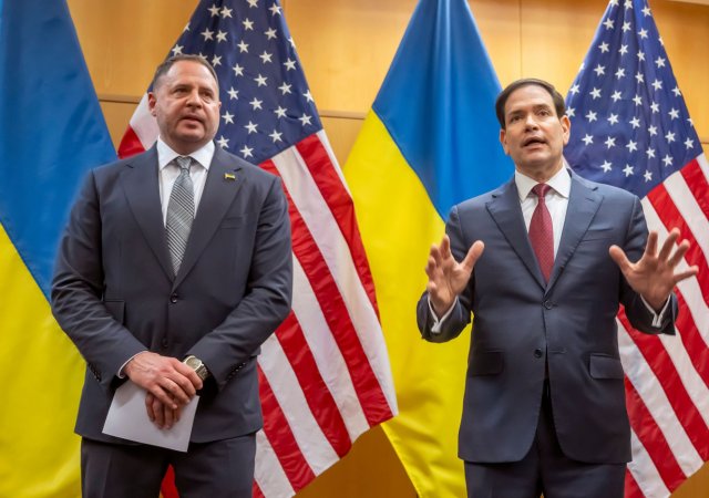 Andrij Jermak a Marco Rubio