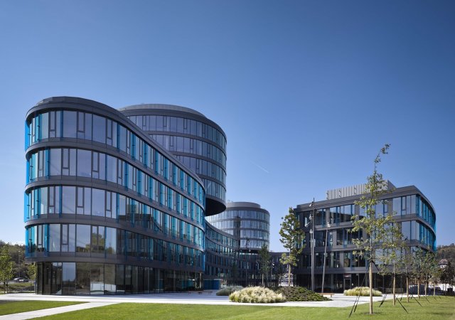 Budova Aviataci v areálu Waltrovka