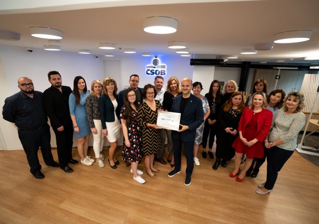ČSOB získala druhé místo v soutěži Visa Bank Branch of the Year za 1. čtvrtletí 2025