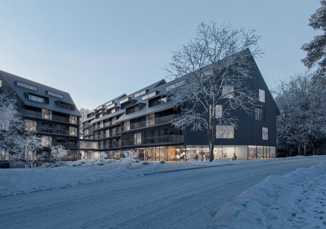 V Harrachově je rušno. Začíná se tam stavět další moderní hotel