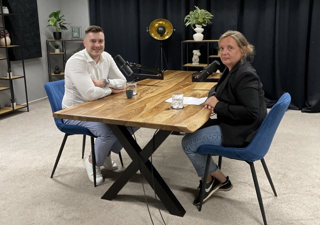 Natáčení podcastu s Vojtou Peřkou z CTP