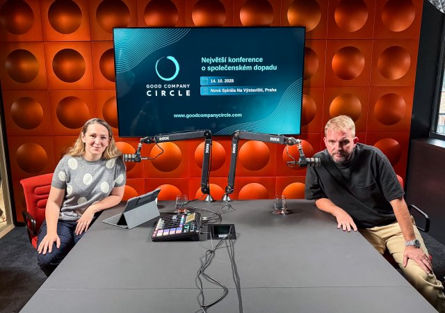 Hostem podcastu Dobré společnost byl Libor Bouček