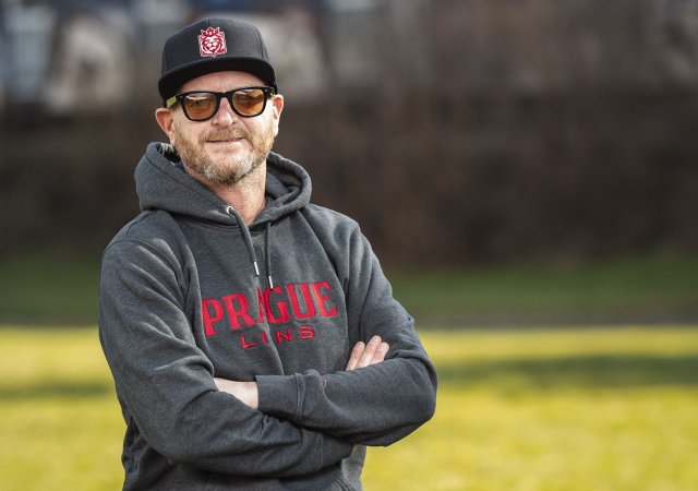 Mason Parker, nový majitel a generální manažer týmu amerického fotbalu Prague Lions