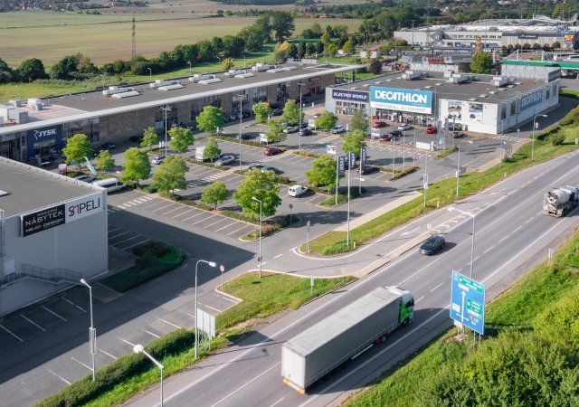 Retail park v Mladé Boleslavi