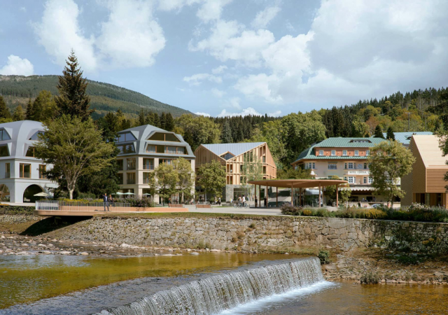 Takto si nový Špindl představuje ateliér OV Architekti