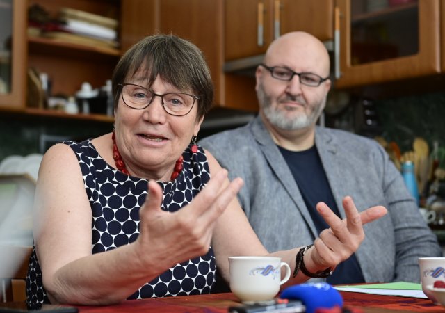 Anna Šabatová, lídryně společné kandidátky Zelených a ČSSD pro volby do pražského zastupitelstva