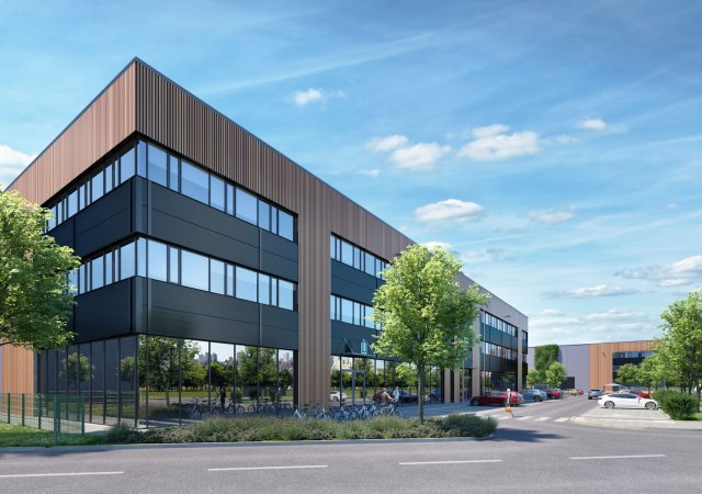 Budoucí podoba projektu Panattoni Business Park Prague I v Dolních Měcholupech