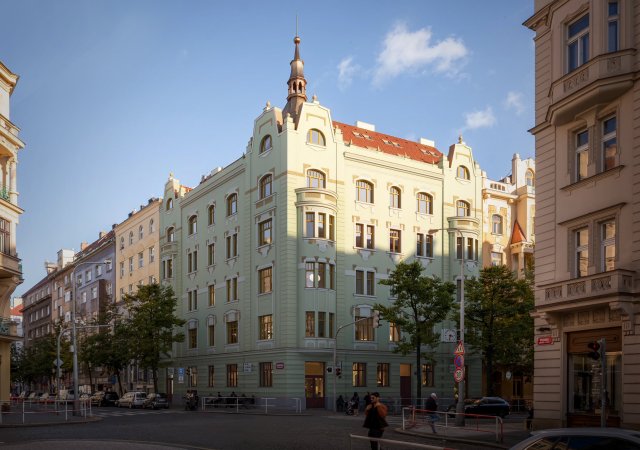 Projekt rekonstrukce činžovního domu ve Vinohradské ulici 6