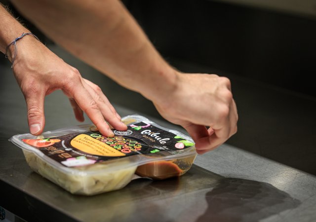 Jídlo z chytré lednice